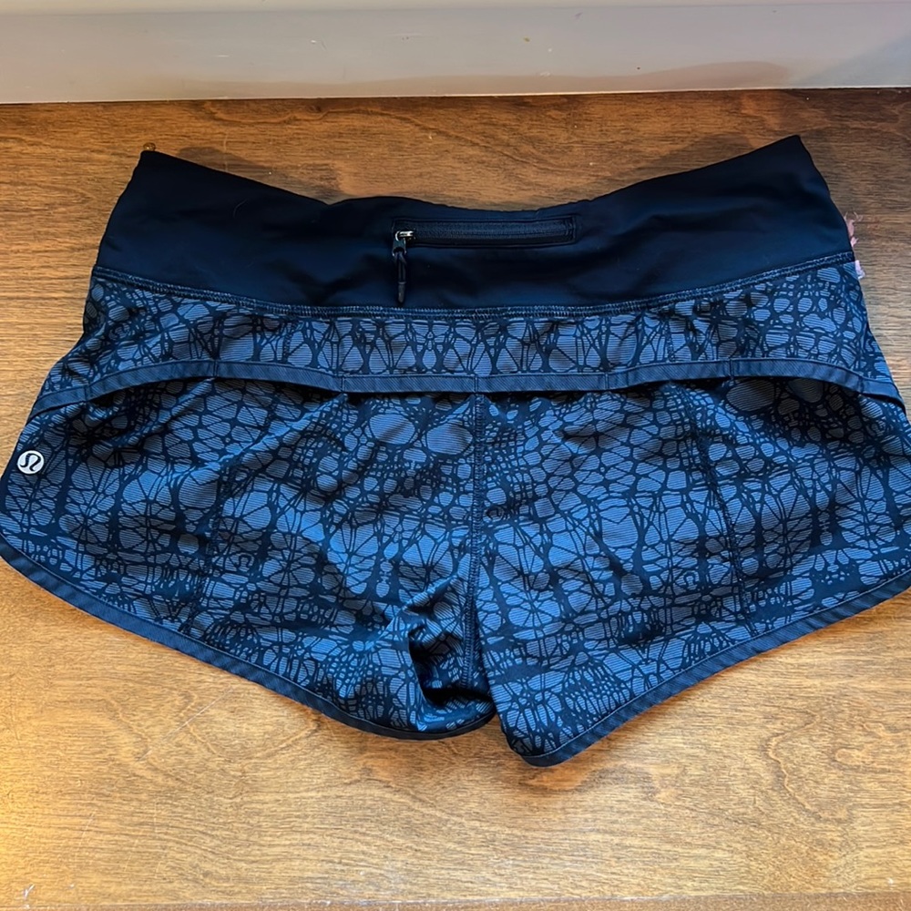 lululemon speed up shorts 2.5 inch size 6